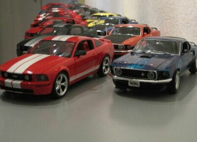 modelcars Kategorie Mustangs Abbildung