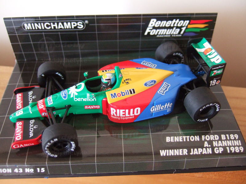 Benetton B189  NANNINI modelcar, Customized 1:43 in racing 