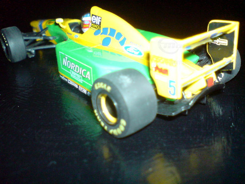 Benetton Ford B193B modelcar, Paul39;s Model Art PMA 1:43 in racing 