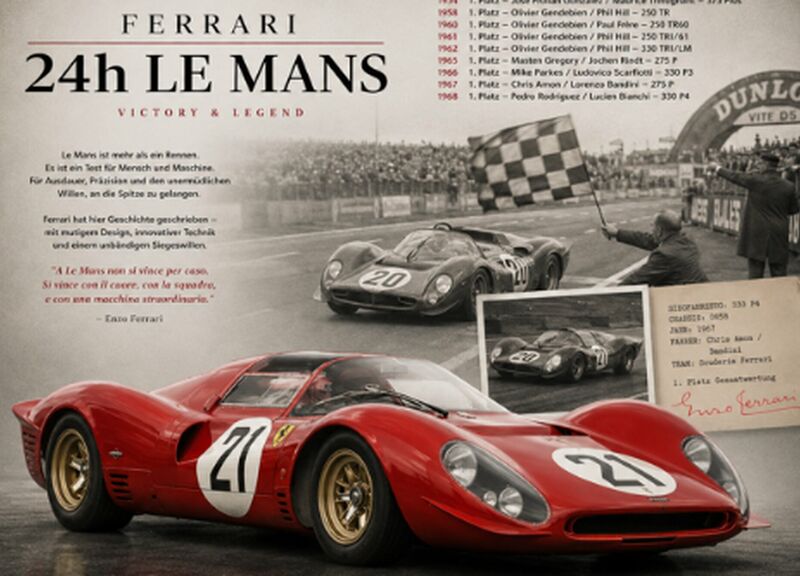 aerospace Kategorie Ferrari 1:18, Le Mans Abbildung