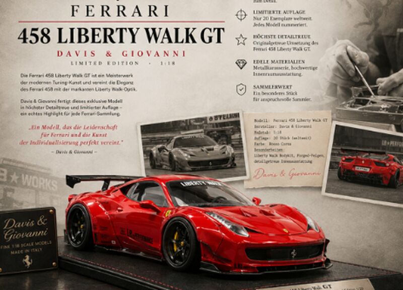 aerospace Kategorie Ferrari 1:18, Davis and Giovanni  Abbildung