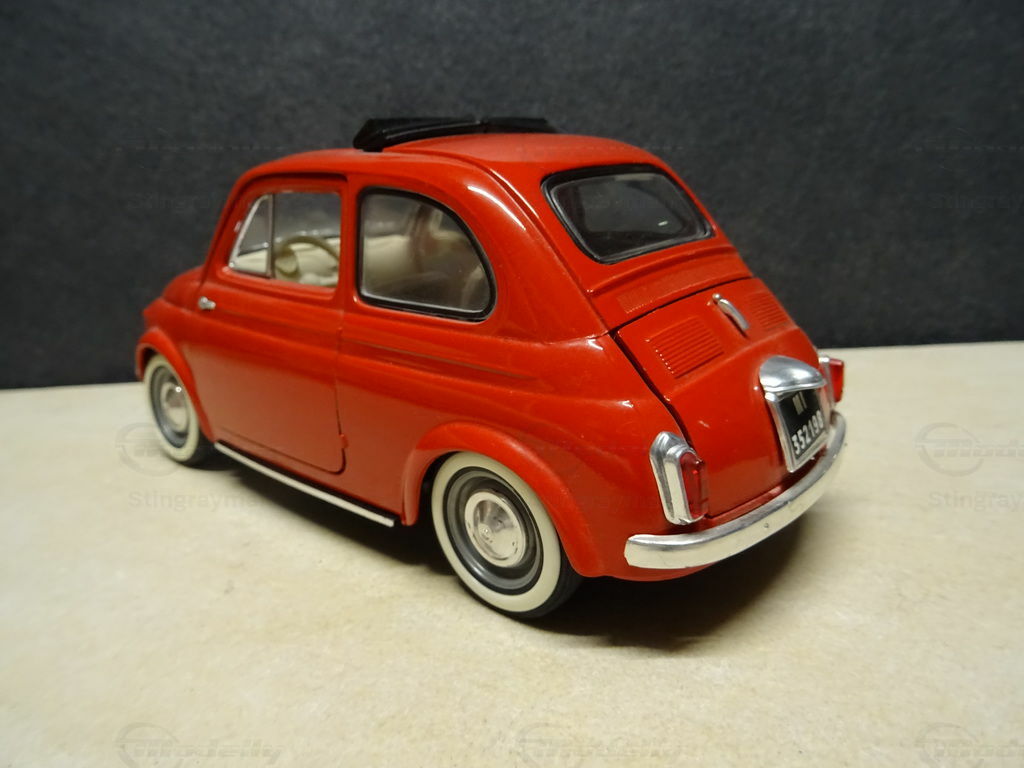 Diecast Fiat 500 modelcar, Solido 116 in red owned by 'Stingrayman'